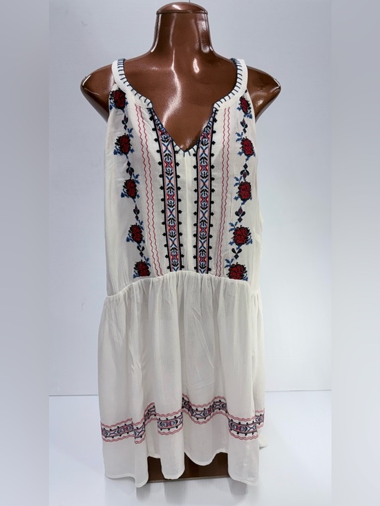torrid Dresses & Skirts - Torrid Boho Babydoll Dress Size 3 3X Embroidered Cottagecore Festival